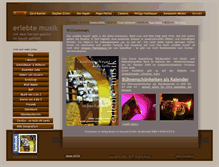 Tablet Screenshot of erlebtemusik.de